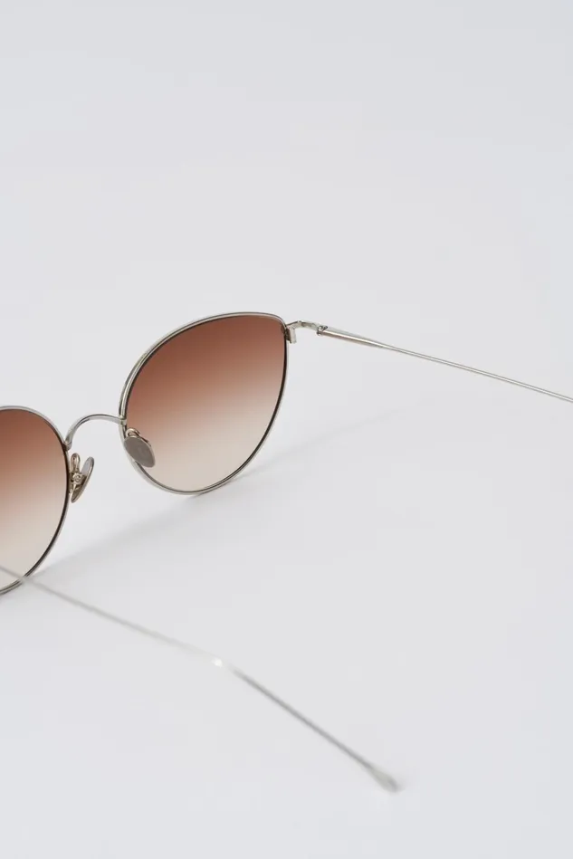 Capri Sunglasses Silver Women Rodebjer Eyewear