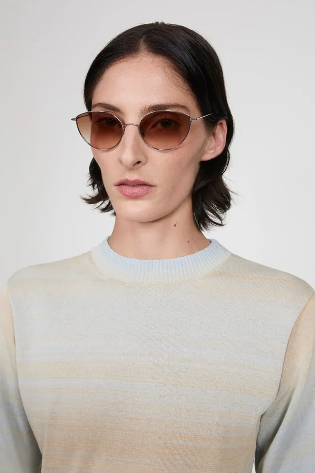 Capri Sunglasses Silver Women Rodebjer Eyewear