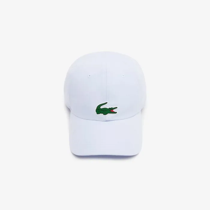 Caps and Hats Men Lacoste Mens SPORT X Novak Djokovic Microfiber Cap Light Blue Ir6