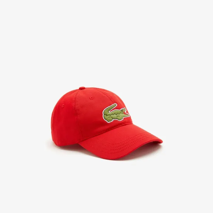 Caps and Hats MenWomen Lacoste Unisex Adjustable Organic Cotton Twill Cap Red 240 Caps and Hats MenWomen Lacoste Unisex Adjustable Organic Cotton Twill Cap Red 240