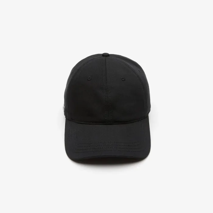 Caps and Hats MenWomen Lacoste Unisex Organic Cotton Twill Cap Black 031