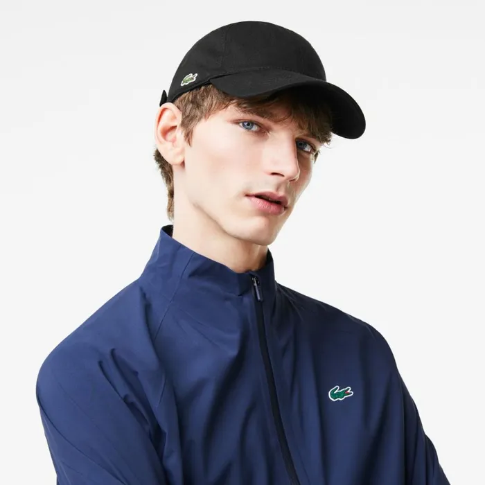 Caps and Hats MenWomen Lacoste Unisex Organic Cotton Twill Cap Black 031