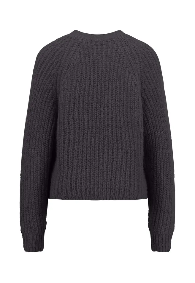 Cardigan Women FYNCHHATTON Parting Jacket Made Of Alpaca Wool Mix Mauve Rosemodern Plumwarm Gray