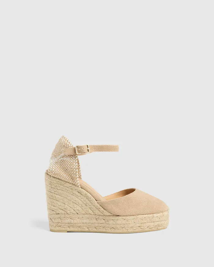 Castaer Carol8ed002 Sand Women Wedges