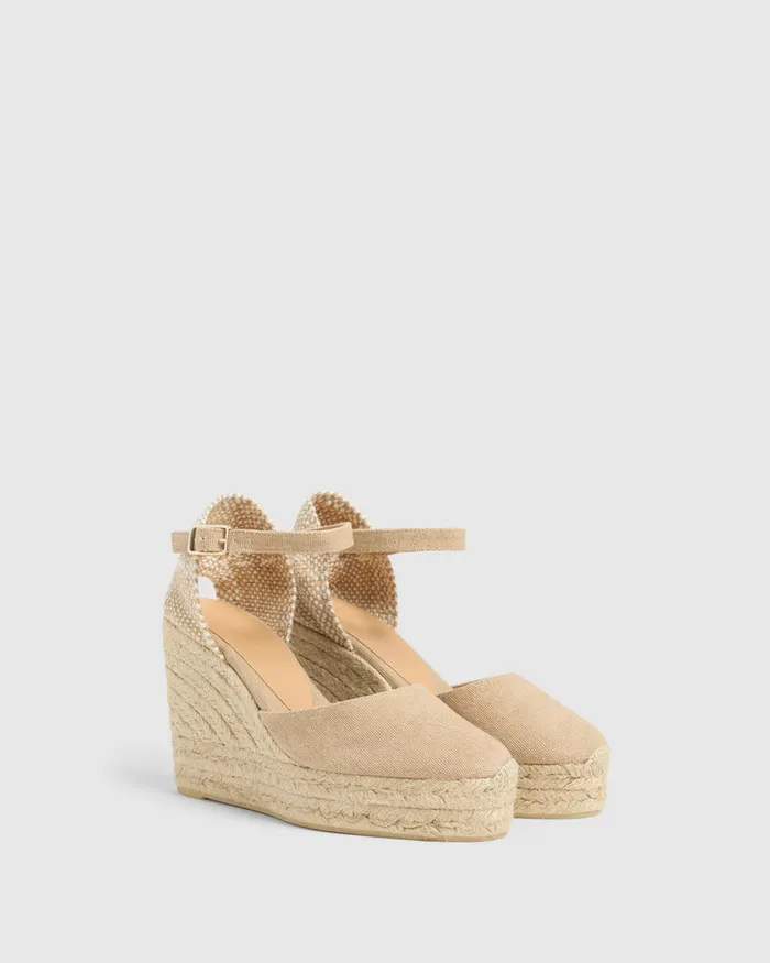 Castaer Carol8ed002 Sand Women Wedges