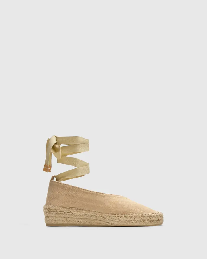 Castaer Gea2002 Sand Women Wedges