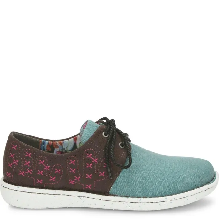 Casuals Women Justin Boots CacTie Turquoise
