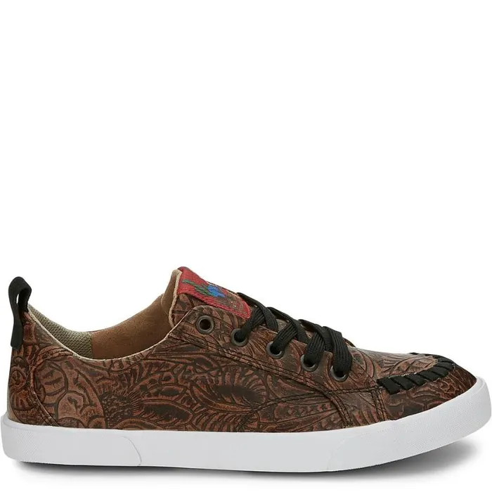 Casuals Women Justin Boots Susie Floral Brown