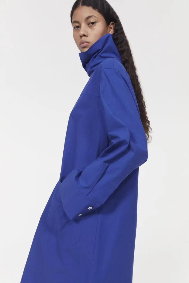Catilina Cotton Tunic Workwear Blue Women Rodebjer Dresses and Caftans