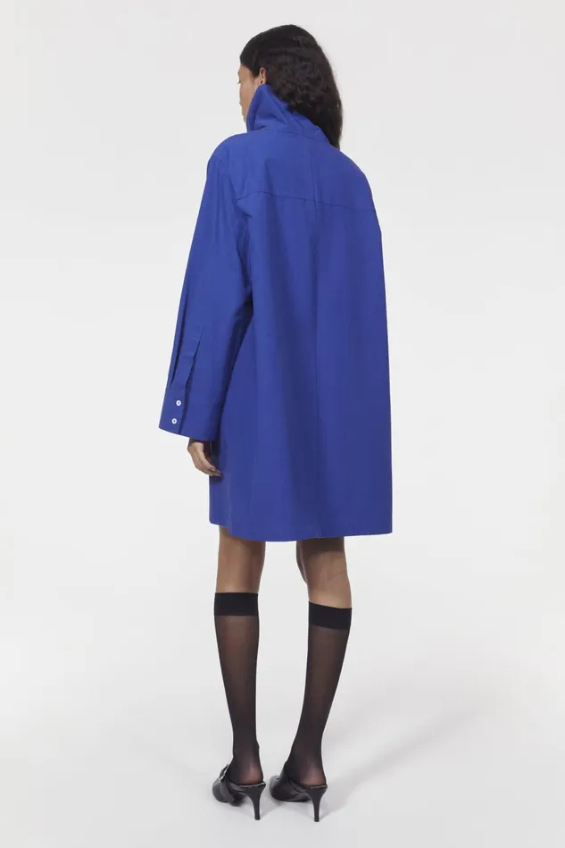 Catilina Cotton Tunic Workwear Blue Women Rodebjer Dresses and Caftans