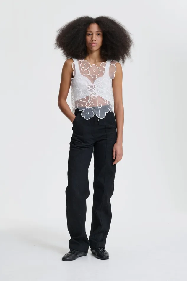 Cecilie Bahnsen Blouses Women ALFIE TOP Black
