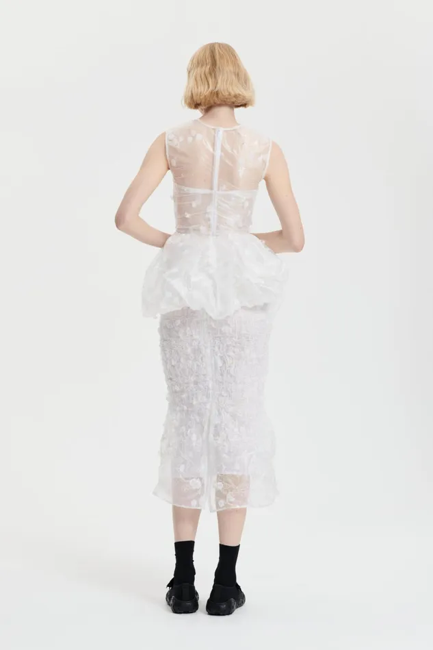 Cecilie Bahnsen Blouses Women GIANNA BLOUSE Transparentwhite