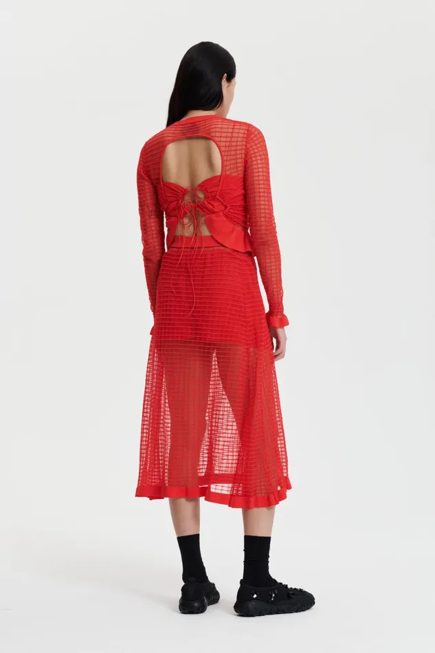 Cecilie Bahnsen Blouses Women GRO TOP Poppy Red
