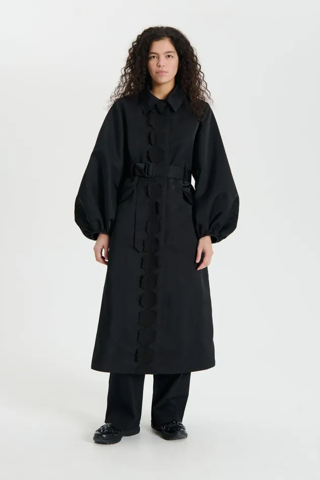 Cecilie Bahnsen Jackets Women ORAH COAT Black