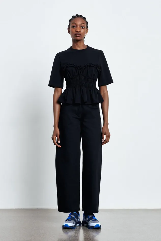 Cecilie Bahnsen Jersey Women VILDE TSHIRT Black