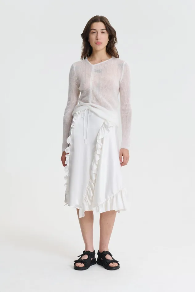 Cecilie Bahnsen Knits Women USSI PULLOVER White