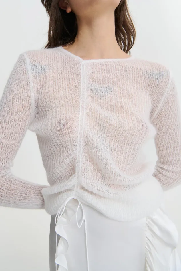 Cecilie Bahnsen Knits Women USSI PULLOVER White