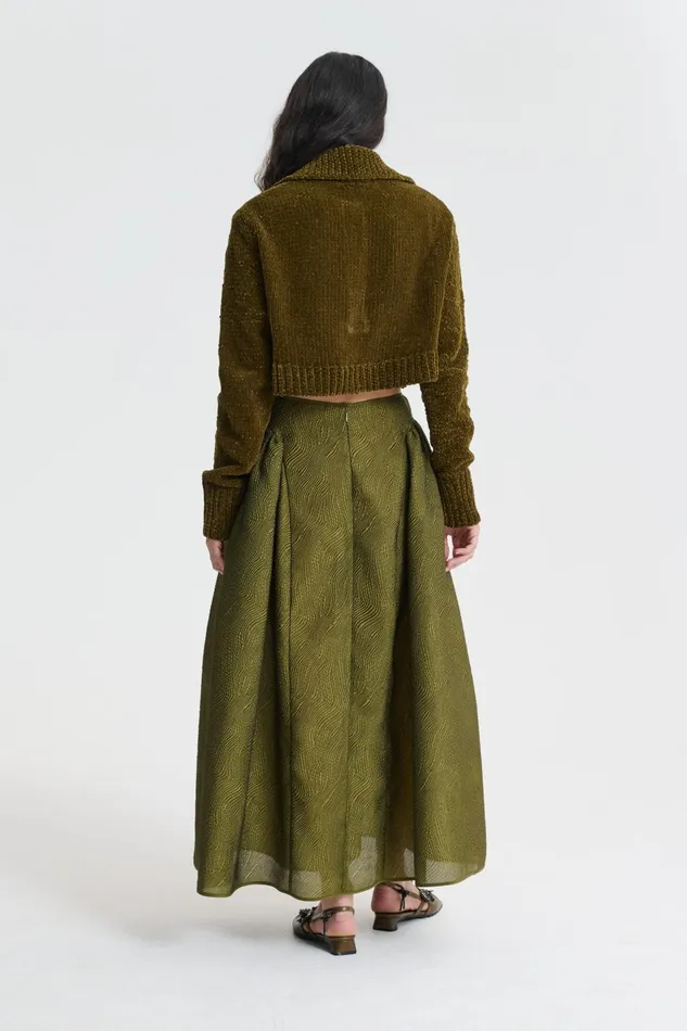 Cecilie Bahnsen Skirts Women FABIOLA SKIRT Olive