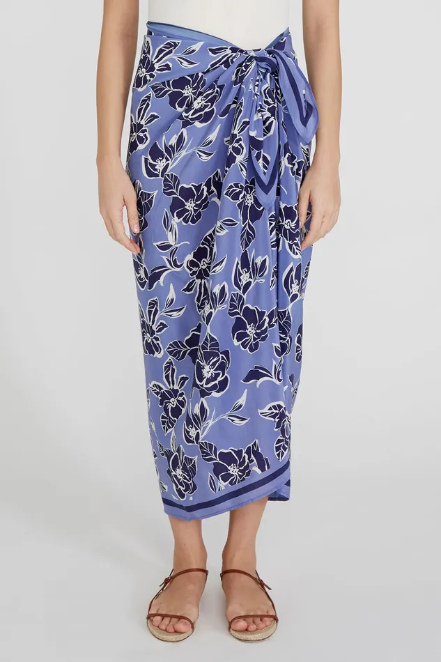 Chan Luu Bottoms Floral Sarong Jacaranda 8211 Women