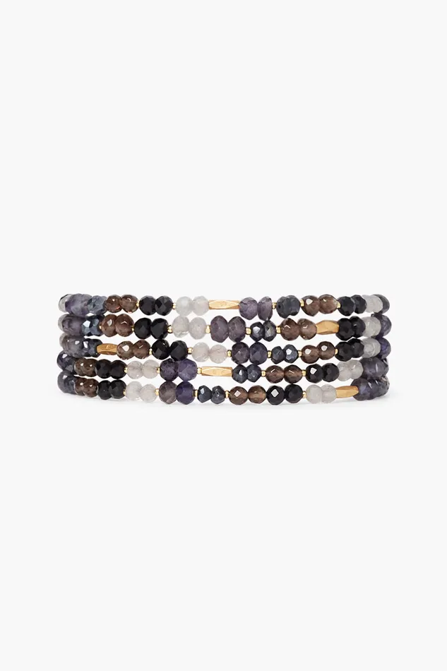 Chan Luu Bracelets Indio Naked Wrap Bracelet Black Mix 8211 Women