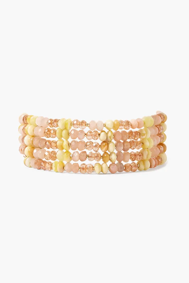 Chan Luu Bracelets Odyssey Naked Wrap Bracelet Citrine 8211 Women
