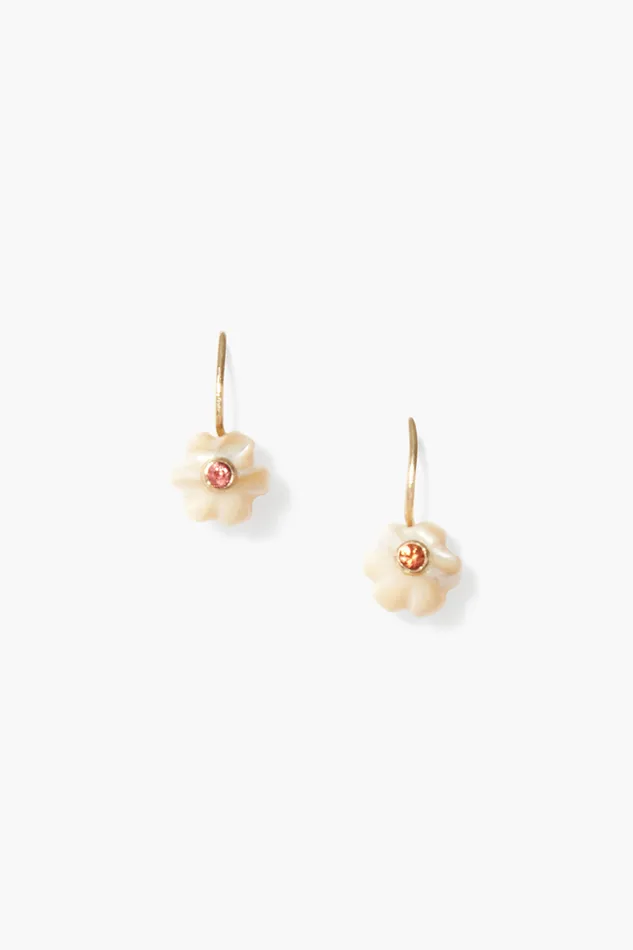 Chan Luu Earrings 14k Pumpkin Earrings Mini Natural MOP 8211 Women