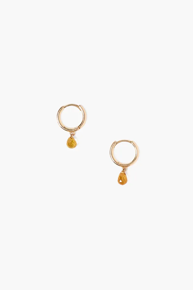 Chan Luu Earrings 14k Yellow Sapphire Aurora Hoops 8211 Women