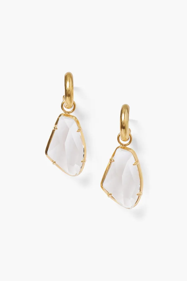 Chan Luu Earrings Neve Hoop Earrings Crystal 8211 Women