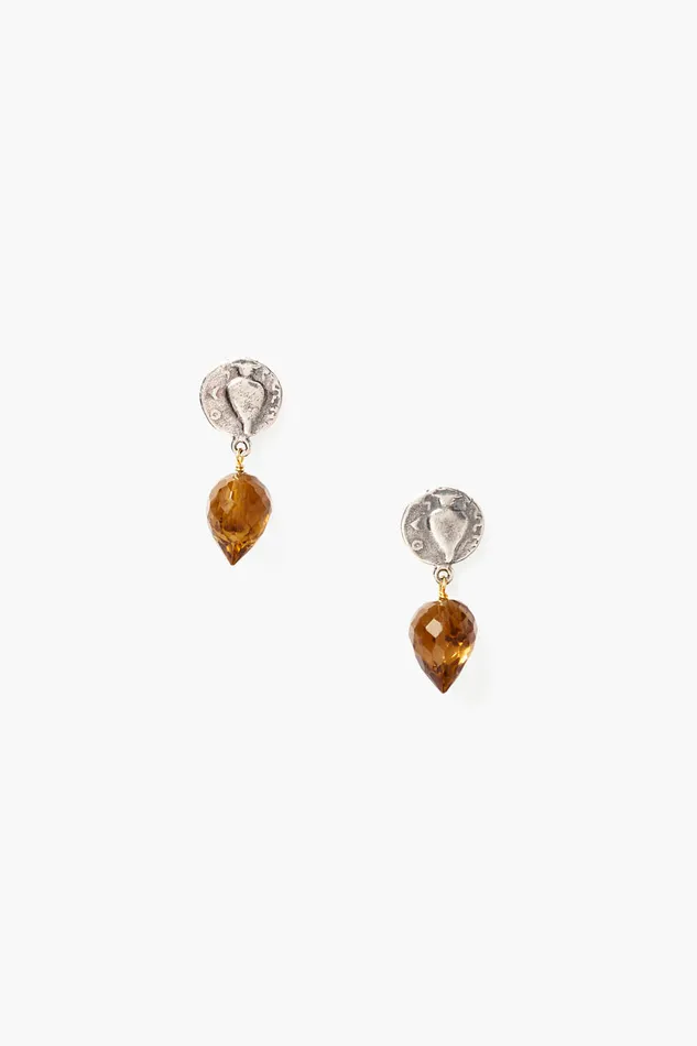 Chan Luu Earrings Olympia Earrings Whiskey Quartz 8211 Women