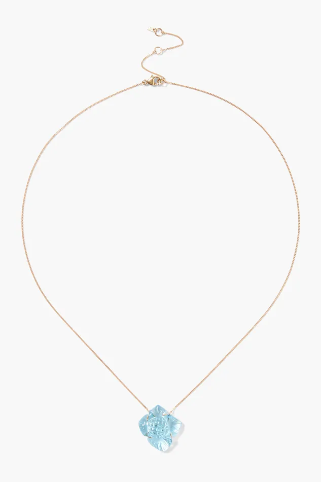 Chan Luu Necklaces 14k Gardenia Necklace Blue Topaz 8211 Women