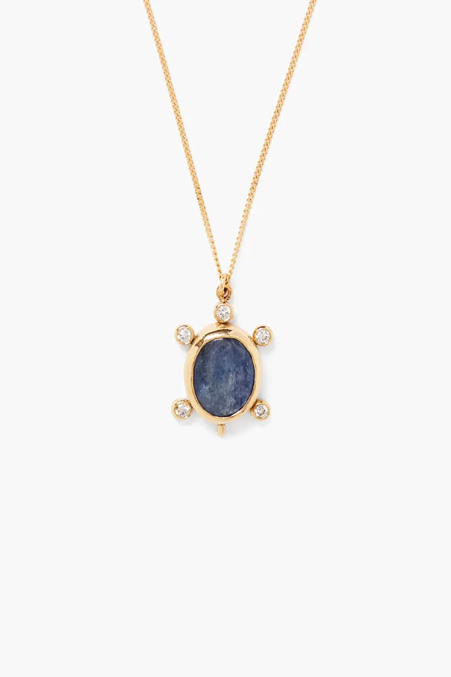 Chan Luu Necklaces 14k Turtle Necklace Kyanite 8211 Women