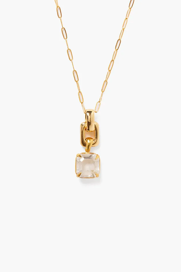 Chan Luu Necklaces Ellis Necklace Crystal Gold 8211 Women