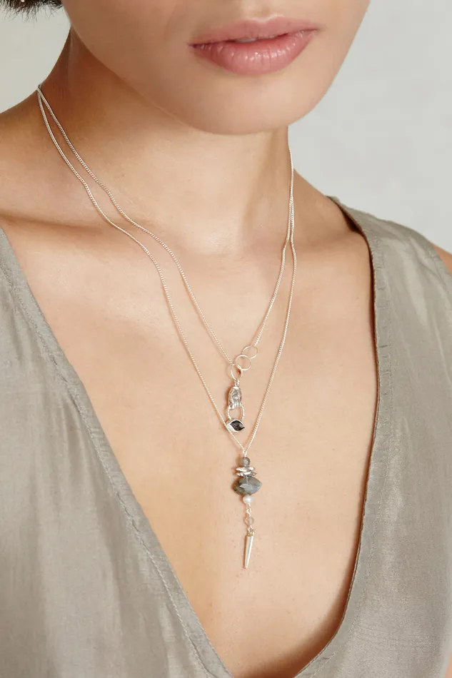 Chan Luu Necklaces Lisbeth Necklace Labradorite Mix 8211 Women