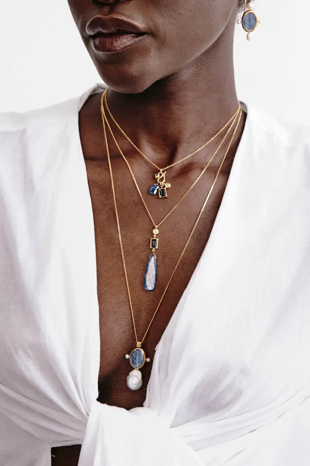 Chan Luu Necklaces Malta Necklace Kyanite Mix 8211 Women