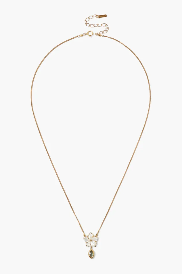 Chan Luu Necklaces Plumeria Drop Necklace Labradorite Mix 8211 Women