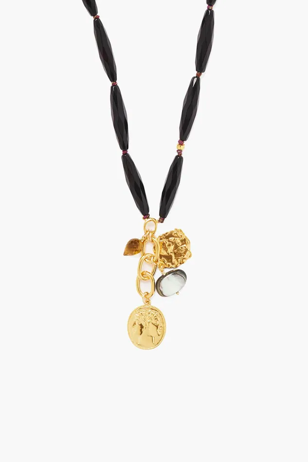 Chan Luu Necklaces Salome Necklace Onyx 8211 Women