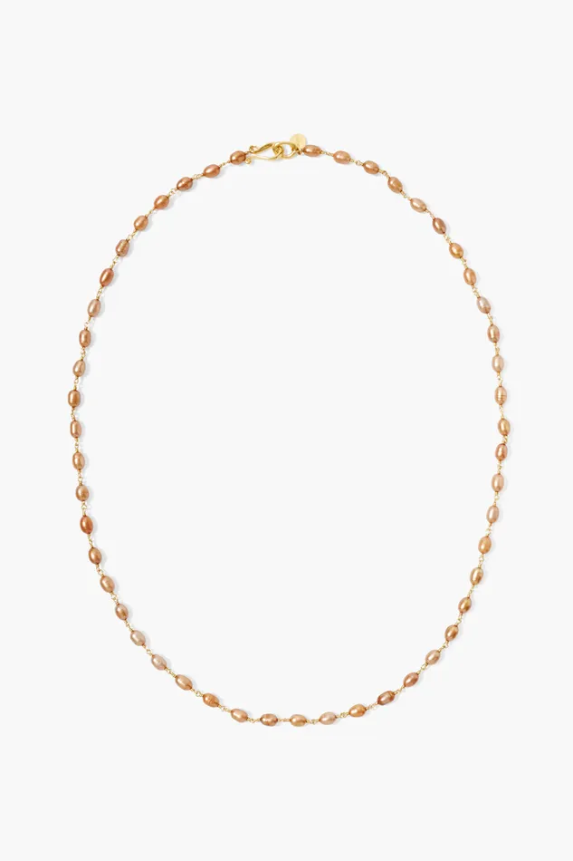 Chan Luu Necklaces Santa Fe Necklace Copper Pearl 8211 Women