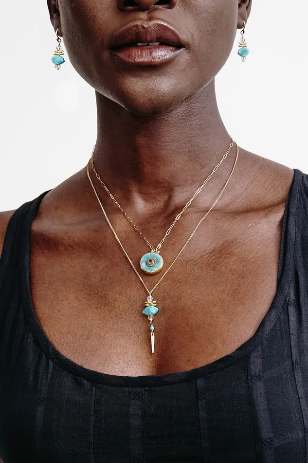 Chan Luu Necklaces Victoria Necklace Turquoise 8211 Women