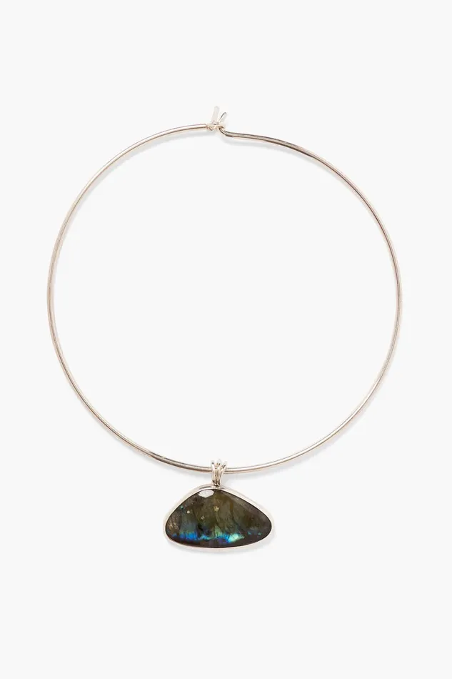 Chan Luu Necklaces Yasmine Collar Necklace Silver 8211 Women