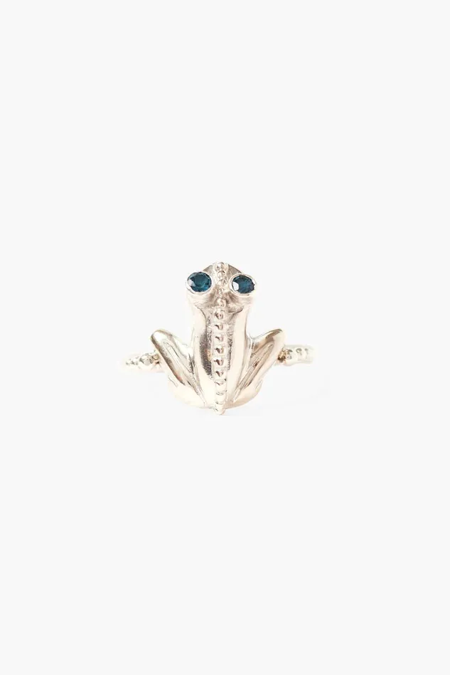 Chan Luu Rings Coqui Frog Ring Silver 8211 Women