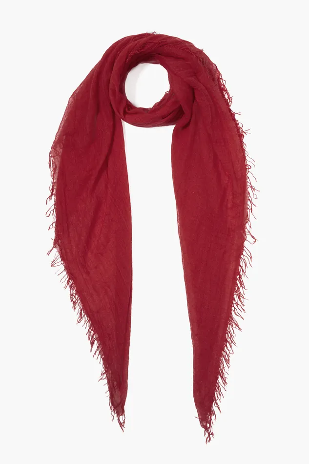 Chan Luu Scarves Cashmere And Silk Scarf Biking Red 8211 Women
