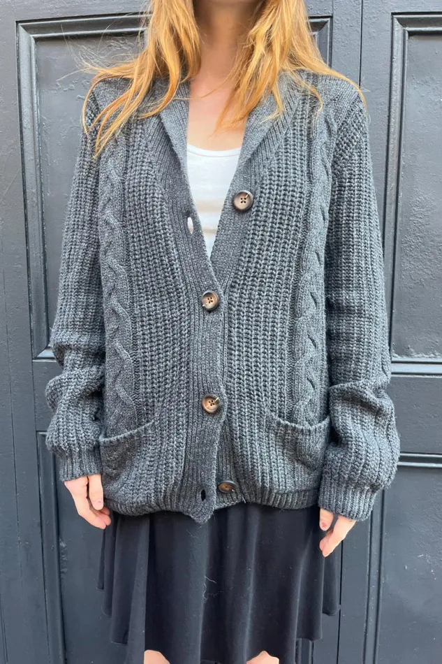 Clothing Autumn Wool Cable Knit Cardigan Brandy Melville SWEATERS
