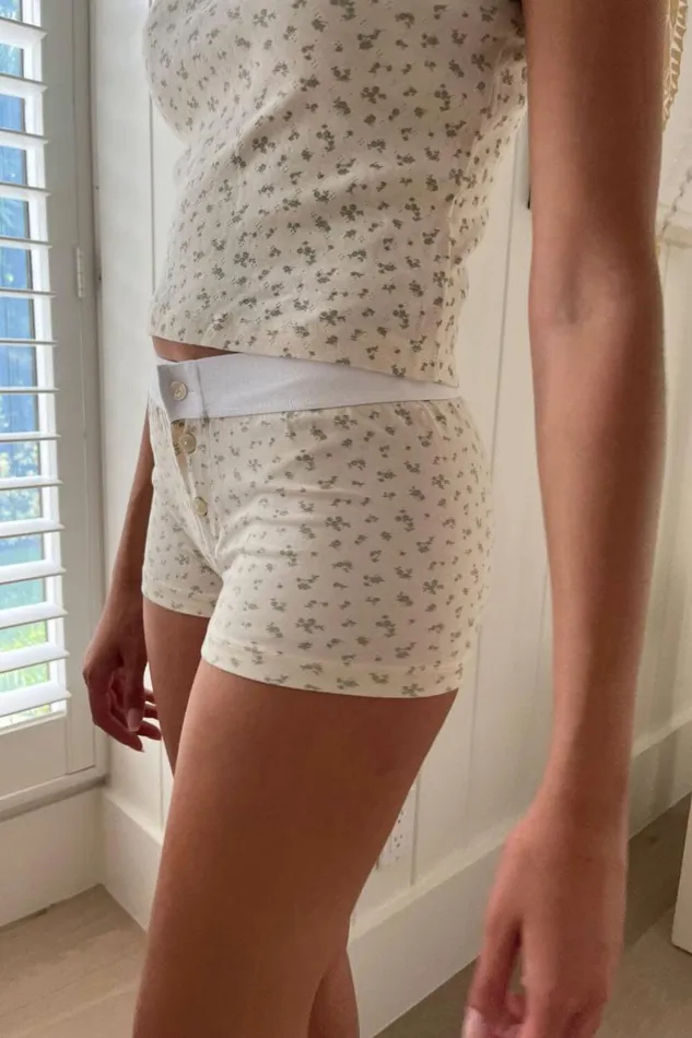 Clothing Boy Short Floral Underwear Brandy Melville FLORALS
