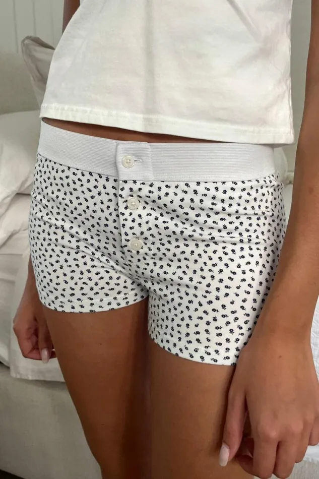 Clothing Boy Short Floral Underwear Brandy Melville FLORALS