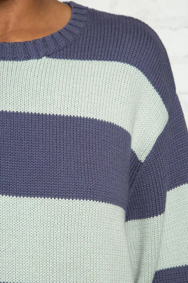 Clothing Brianna Cotton Thick Stripe Sweater Brandy Melville SWEATERS