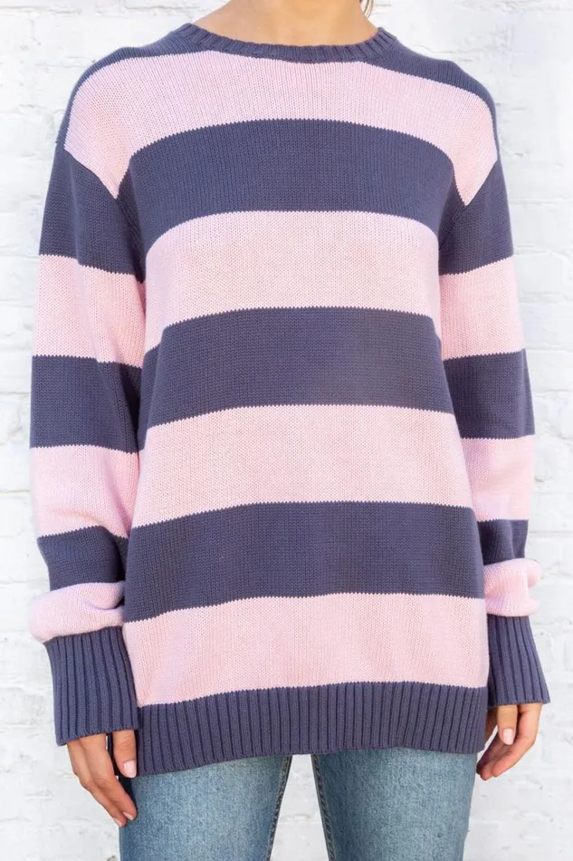 Clothing Brianna Cotton Thick Stripe Sweater Brandy Melville SWEATERS