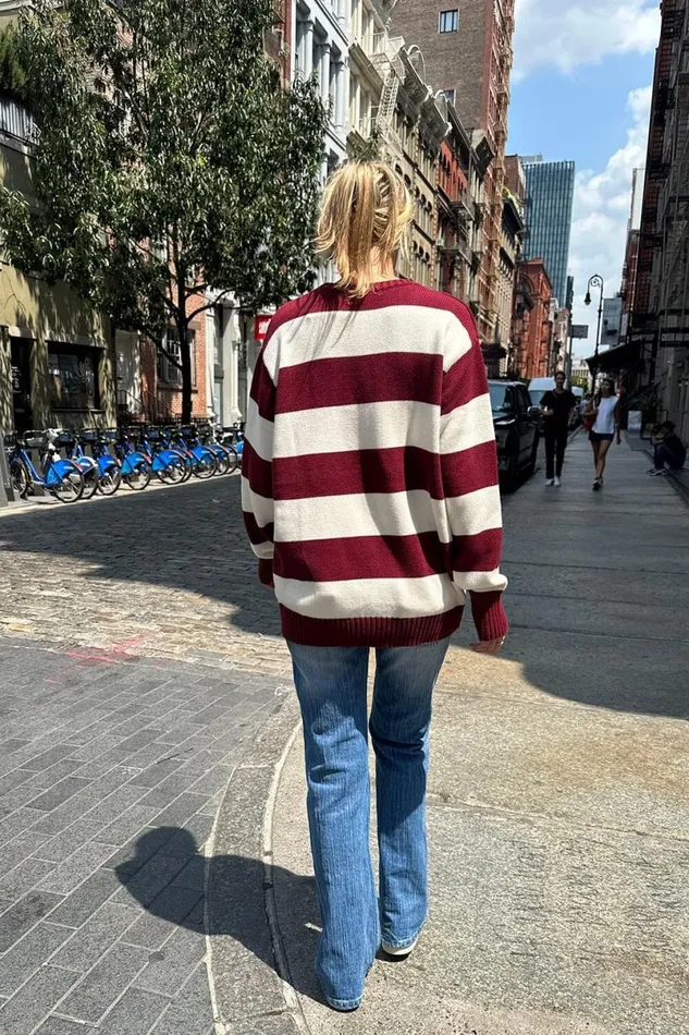 Clothing Brianna Cotton Thick Stripe Sweater Brandy Melville SWEATERS