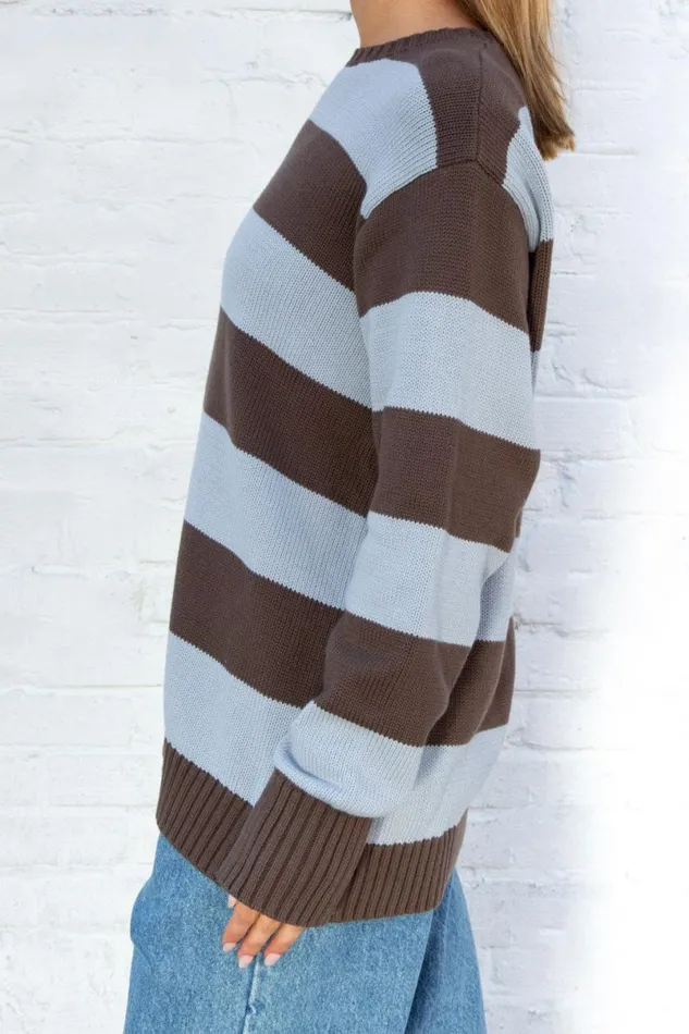 Clothing Brianna Cotton Thick Stripe Sweater Brandy Melville SWEATERS