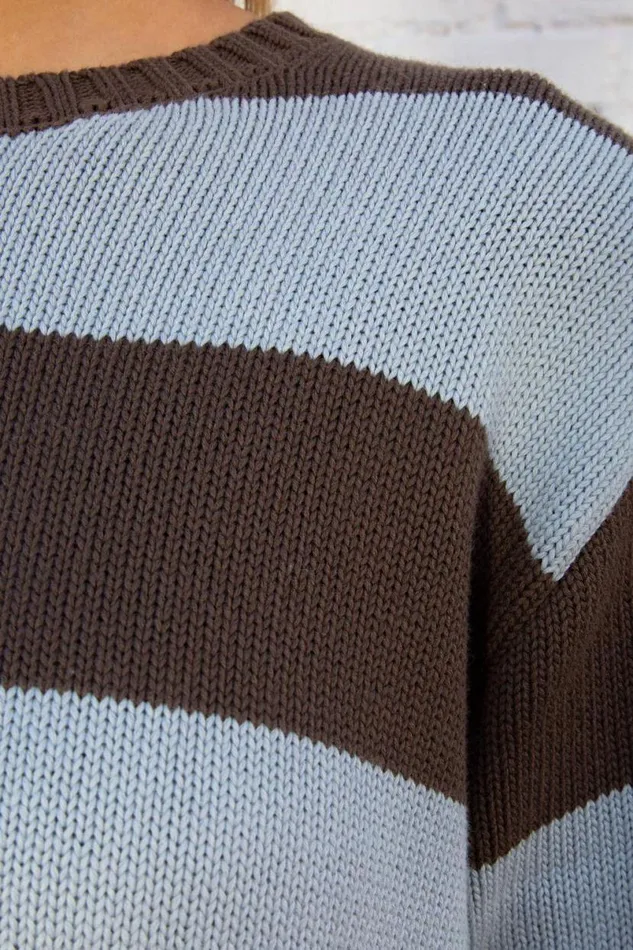 Clothing Brianna Cotton Thick Stripe Sweater Brandy Melville SWEATERS