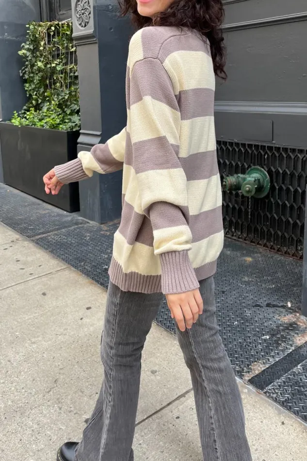 Clothing Brianna Cotton Thick Stripe Sweater Brandy Melville SWEATERS